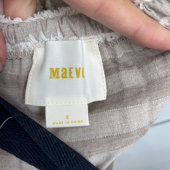 Maeve Taupe ruffle tank - Picture 3 of 4